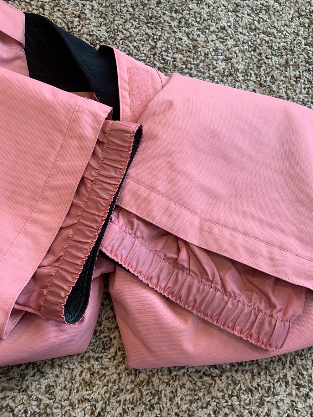 Roxy Pink Snow Pants with Boot Gaiters - Picture 12 of 13